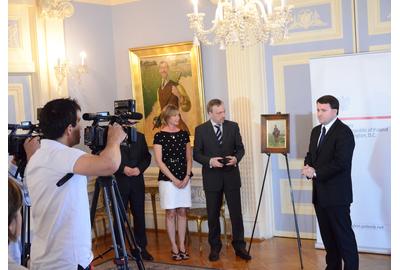 Press Conference at Polish Embassy