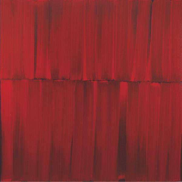 Sylke von Gaza, Red Veil Master Painting 06, 180x180 cm, 2008