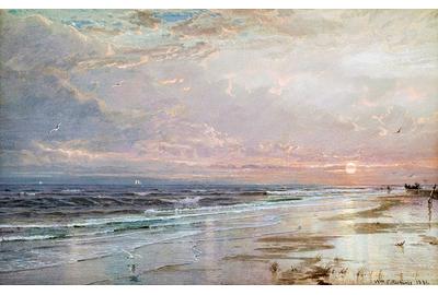 William Trost Richards, "Sunrise"