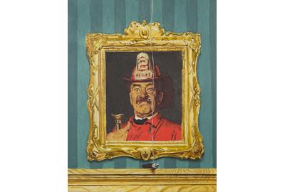 Norman Rockwell, The Firefighter, gouache study