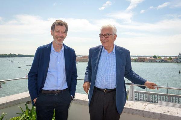 Paolo Baratta, Curator of the 58th International Art Exhibition, Ralph Rugoff with President of La Biennale di Venezia, Paolo Baratta.