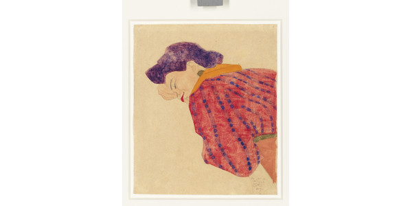 Egon Schiele's Liegendes Madchen mit roter Bluse is offered at Christie's Paris.