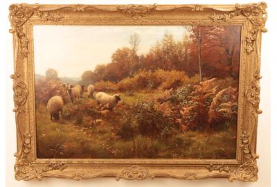 LANDSCAPE WITH SHEEP 