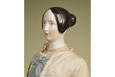 KPM China Lady with Bun, Germany, c.  1845, est, $8,000-10,000, at Skinner's Oct.  10 auction.