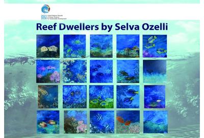 Reef Dwellers Art Show by Selva Ozelli as endorsed by UN Ocean Decade