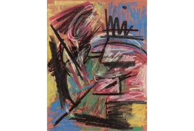 Michael (Corinne) West (1908-1991), Untitled, circa 1960s, Charcoal and pastel on paper, 11 3/4 x 9 in (29.8 x 22.9 cm)