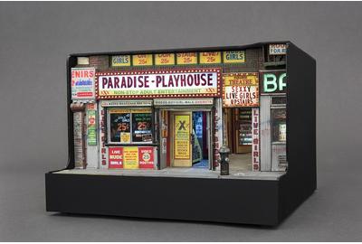 Paradise-Playhouse, 2014 Mixed media, 9 (H) x 12 1/4 (W) x 12 1/2 (0) inches