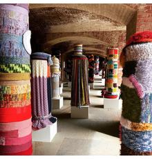 Immigrant Yarn Project Installed at Fort Point National Historic Site in San Francisco, 2019.  