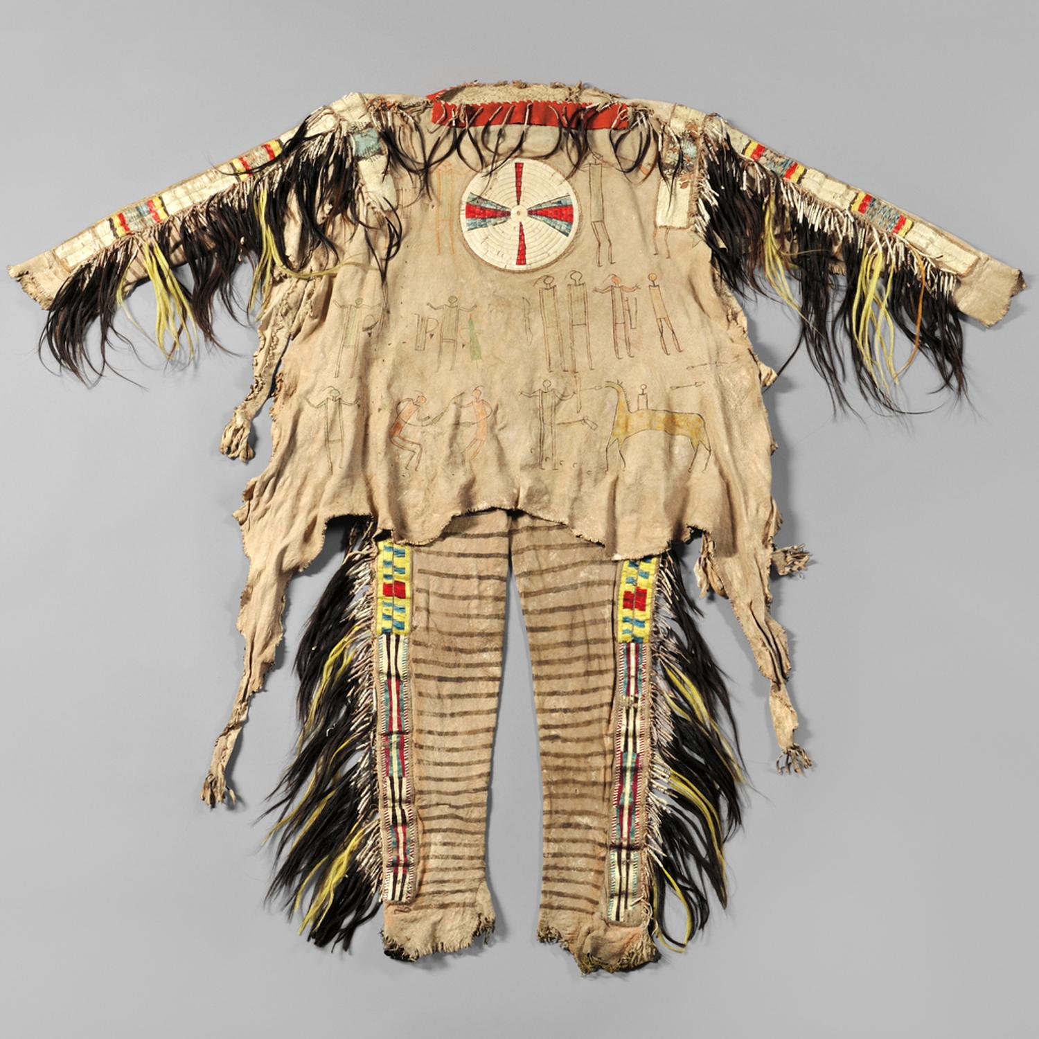 Sold at Auction: Native American Beaded Ceremonial Shirt or Dress