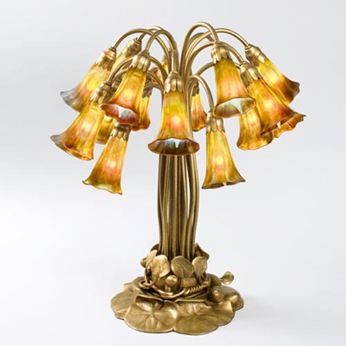 “Eighteen-Light Lily” Tiffany Table Lamp