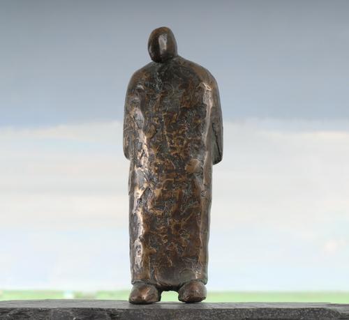 Lonely Man, bronze, 9 inches high