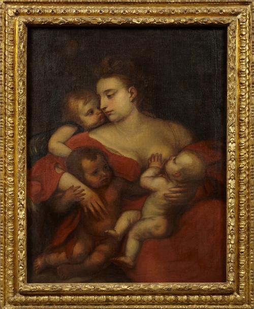 This 17th century oil on canvas painting attributed to the Belgian artist Thomas W.  Bosschaert is expected to realize $30,000-$50,000.