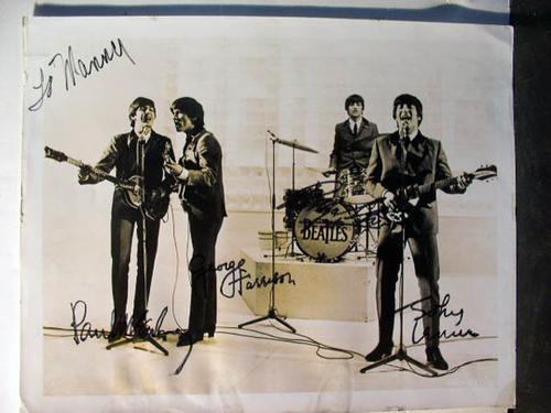 The Beatles Photograph from Manny's Music Shop