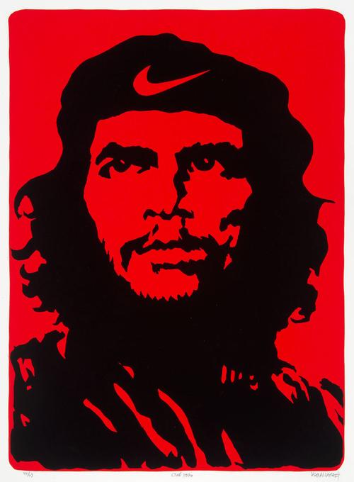 Lalo Alcaraz, Che, 1997.  Screenprint.  Collection of the McNay Art Museum, Gift of Harriett and Ricardo Romo.