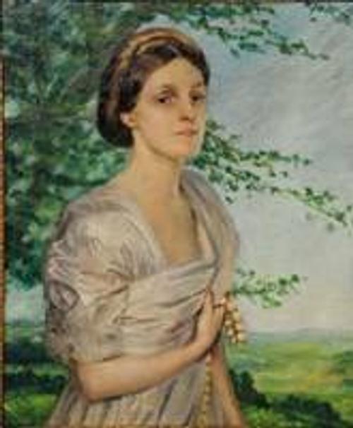 Portrait by Augustus Edwin John at Gray's Auctioneers