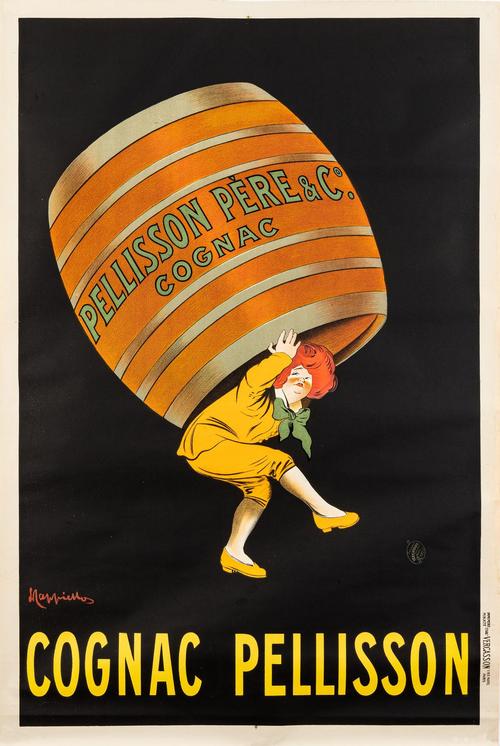 COGNAC PELLISSON POSTER BY CAPPIELLO