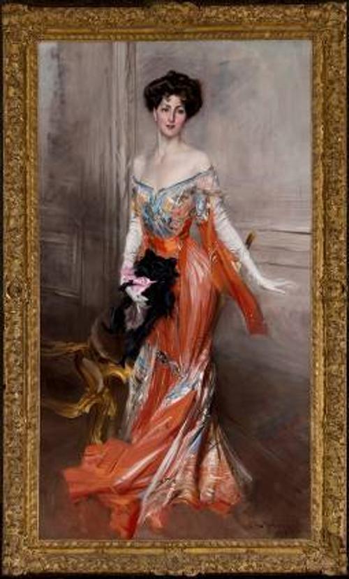 The Preservation Society of Newport County.  Giovanni Boldini, Elizabeth Drexel Lehr, Paris, 1905, oil on canvas.