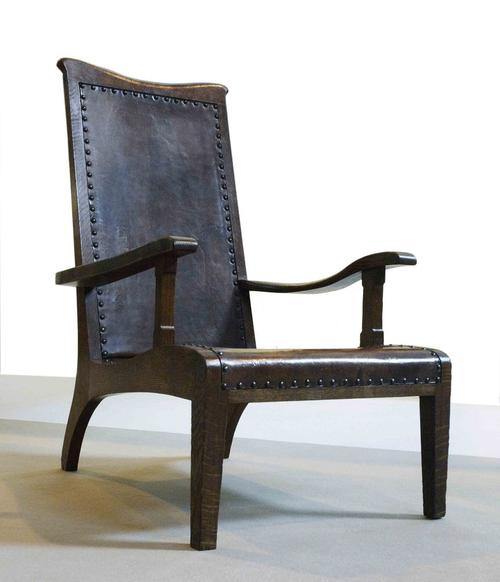 Arts & Crafts chair by Arthur Sampson, from Steve Bentley Decorative Arts.