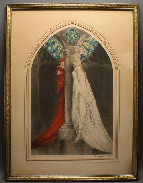 Faust print by French artist Louis Icart (1880-1950), signed and numbered (est.  $1,000-$1,500).