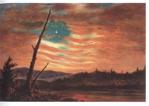 Frederic Church, Our Banner in the Sky, 1861.