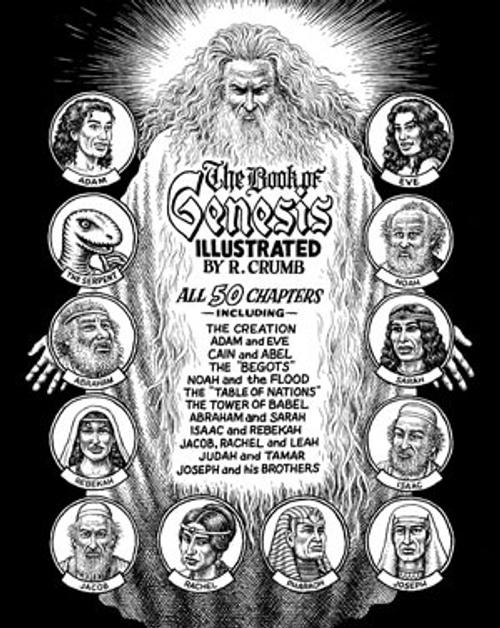 R.  Crumb, "The Book of Genesis Illustrated by R.  Crumb," 2009, title page