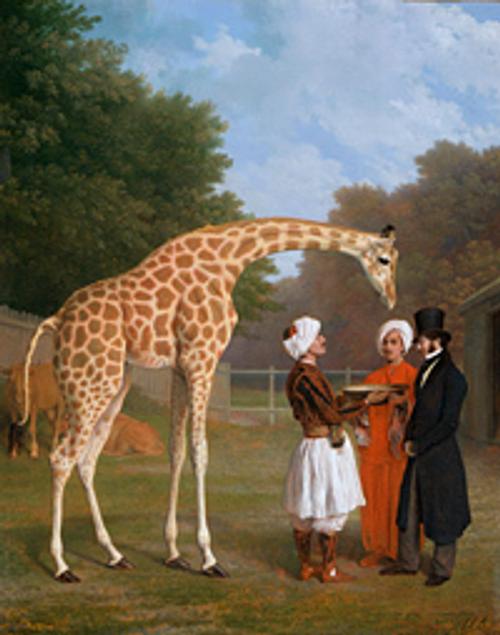 Jacques-Laurent Agasse (1767-1849) The Nubian Giraffe, 1827 The Royal Collection © 2011, Her Majesty, Queen Elizabeth II 