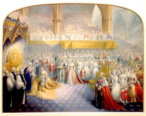 The Coronation of Queen Victoria.