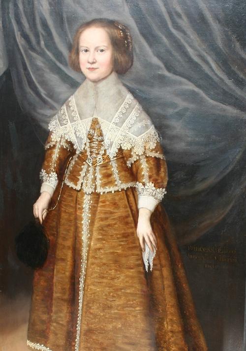 Portrait of Princess Eliza, daughter of King Charles I, 1639, oil on canvas, English School