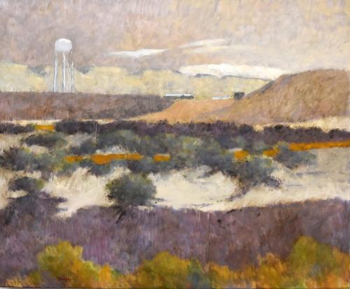 Andy Taylor, "Govt Property," oil on linen, 33" x 40"