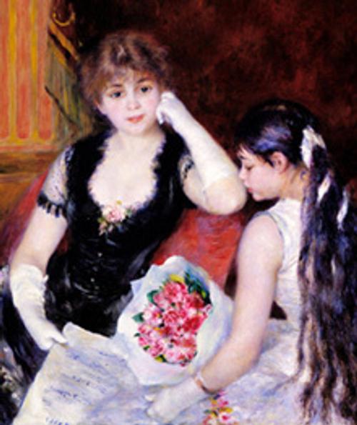 At the Concert by Pierre-Auguste Renoir, The Clark, Williamstown, MA 