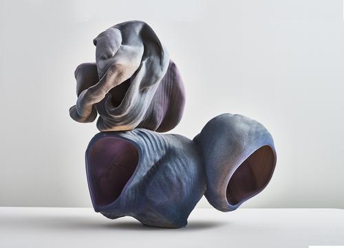 Anne Marie Laureys It's a Toy Violet Brain, 2018 Stoneware 23.50h x 14.50w x 17d in