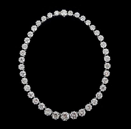 Van Cleef and Arpels Diamond Riviere Necklace from the estate of Helene Rabb Cahners-Kaplan