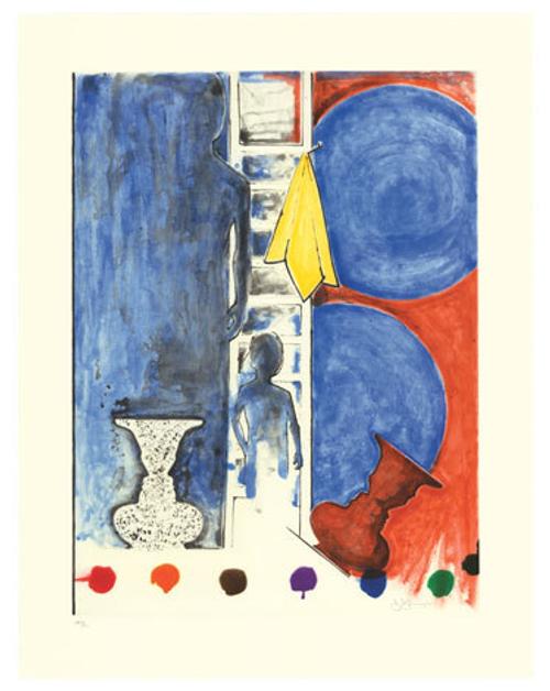 Jasper Johns,Untitled, 2011, Intaglio in 11 colors on Kupferdruck Etching Paper, 43 1/2 x 33 1/2 inches; 111 x 85 cm