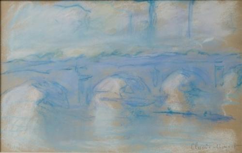 Claude Monet (1840-1926) ‘Waterloo Bridge’, pastel on paper, 1901