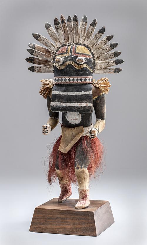 Situlilu (Rattlesnake) Katsina from Indigenous Beauty: Masterworks of American Indian Art from the Diker Collection at the Amon Carter Museum.