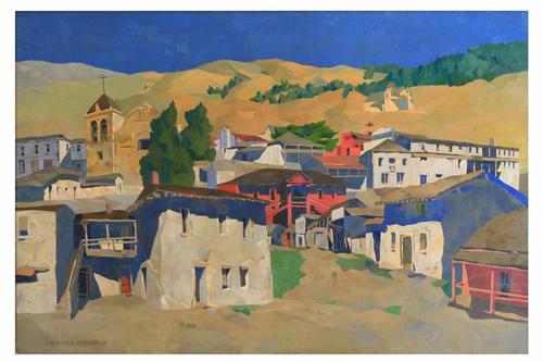 Historic Buildings, Old Monterey by Francis John McComas.  City of Monterey Collection