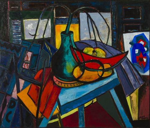 John Miller Howard, Still Life with Fruit, oil on canvas, 1967 Courtesy ASC Permanent Collection, ASC80.026.000