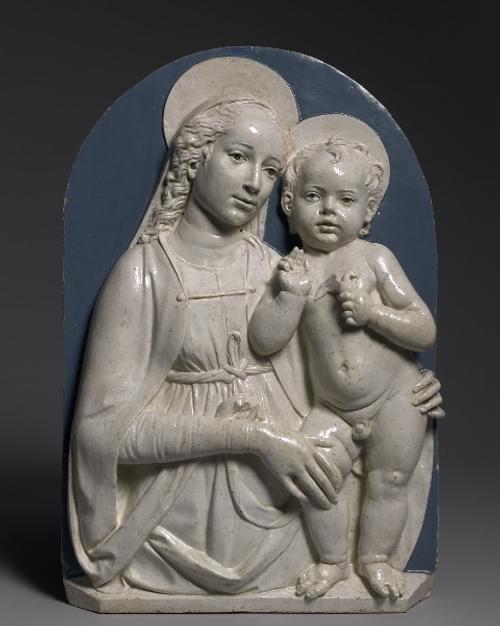 Madonna and Child (circa 1490), by Andrea della Robbia 