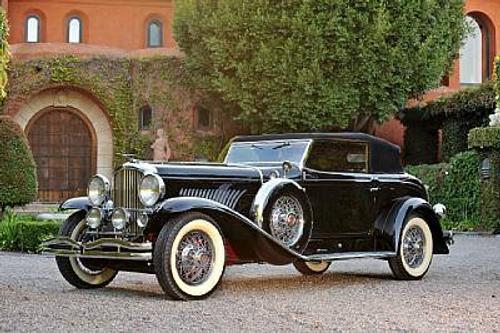 Formerly owned by Cinema Cowboy William Boyd, the Legendary 'Hopalong Cassidy 1933 Duesenberg Model J Torpedo Victoria Convertible, Coachwork by Rollston Offered without reserve