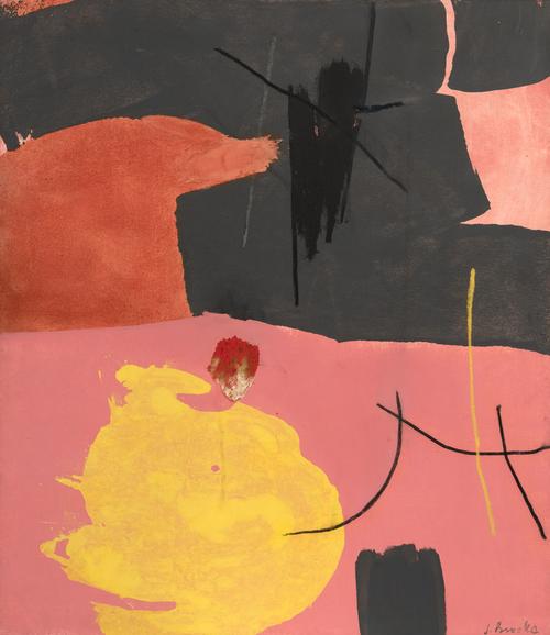 James Brooks Lurry, 1962 Acrylic on canvas 48 x 42 inches