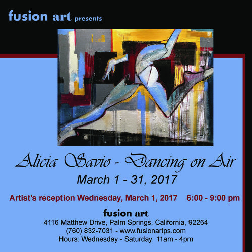 "Dancing on Air" by Alicia Savio to Open at Fusion Art on March 1, 2017 www.fusionartps.com