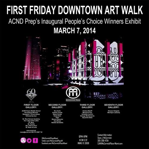 First Friday Art Walk in Downtown Miami