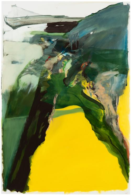 Hollis Heichemer (b.  1963) #2, 2019 Initialed and dated lower right: "HAH / 19" Oil on Mylar mounted on board