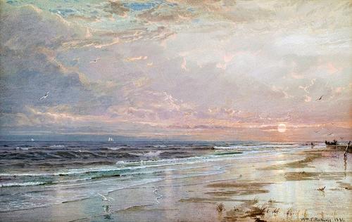 William Trost Richards, "Sunrise"