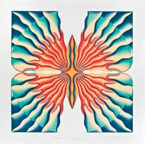 Judy Chicago, The Return of the Butterfly, from A Retrospective in a Box, 2012, Lithograph, New Mexico Museum of Art; museum purchase, 2013