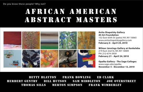 Anita Shapolsky Gallery presents a group exhibition “African American Abstract Masters”