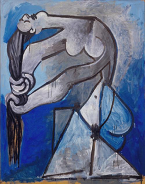 Nude Wringing Her Hair, 1952, by Pablo Picasso.  Private collection.  