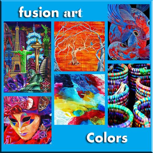 Fusion Art's "Colors" International Online Art Exhibition Opened March 1, 2017 www.fusionartps.com