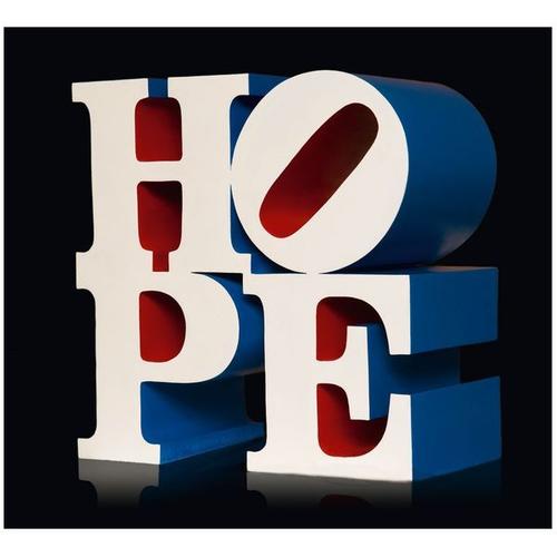 Robert Indiana, Hope, 2009.  Galerie Thomas at Art Basel Miami Beach.