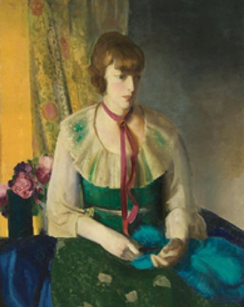 George Wesley Bellows, Lady in a Green Dress